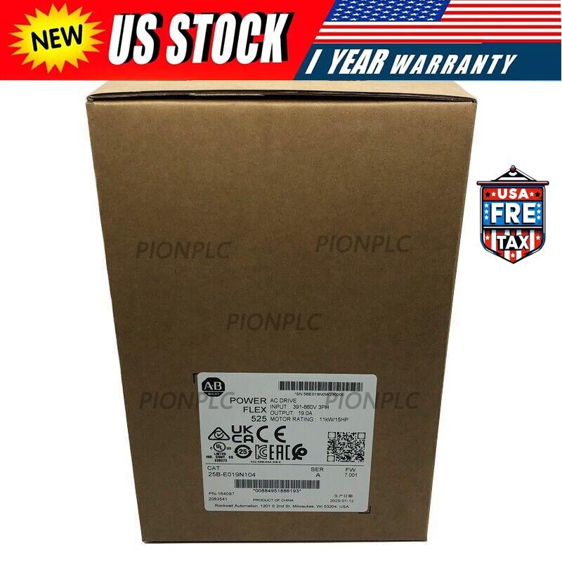 25B-E019N104 PowerFlex 525 11kW (15Hp) 660V AC Drive 25BE019N104 New in Stock