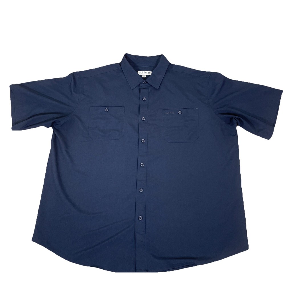 Orvis Men’s Short Sleeve Button Down Shirt - Size XXL - NWT
