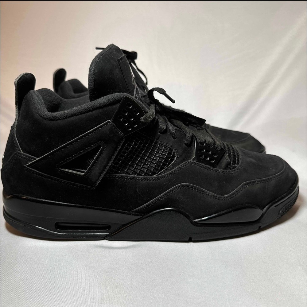 Size 14 - Nike Air Jordan 4 Retro Black Cat 2020 Men's Shoes