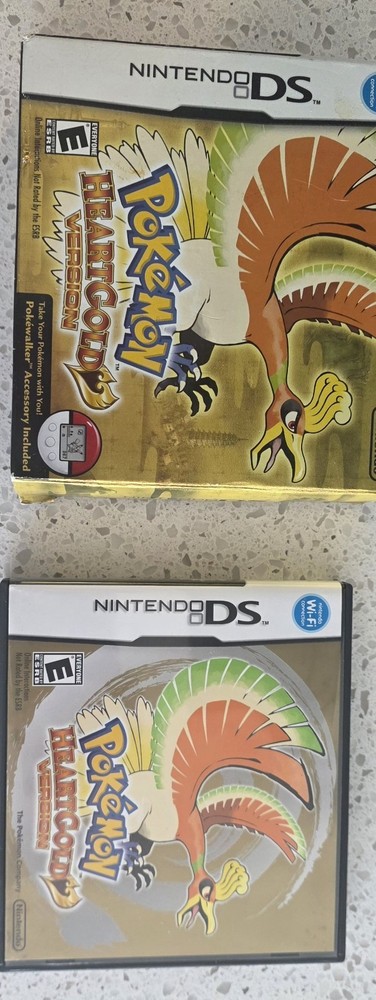 Pokemon Heart Gold for Nintendo DS Complete Box without Pokewalker