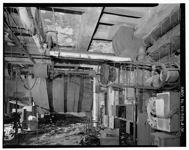 New York City NY 1910s Pennsylvania Station Terminal Service Plant Interior