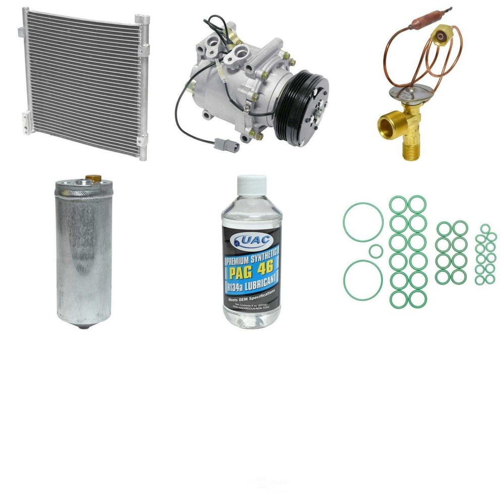 A/C Compressor Kit with Condenser for 2000 Honda Civic Replacement
