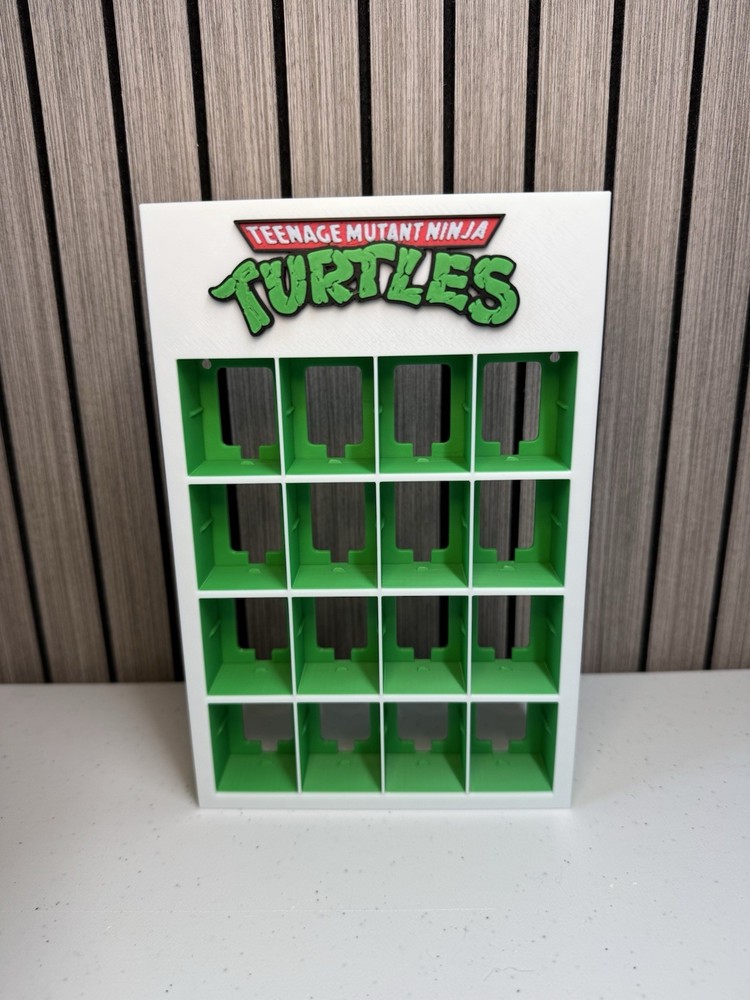 Funko Bitty Pop! TMNT Green Complete Set Custom Display Case