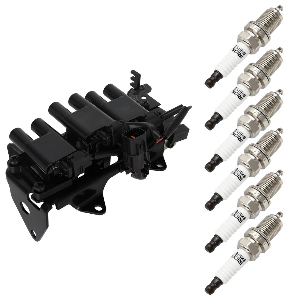 1pc Ignition Coil & Spark Plug For Hyundai Santa Fe 2.7L 2001-2006 UF425 New