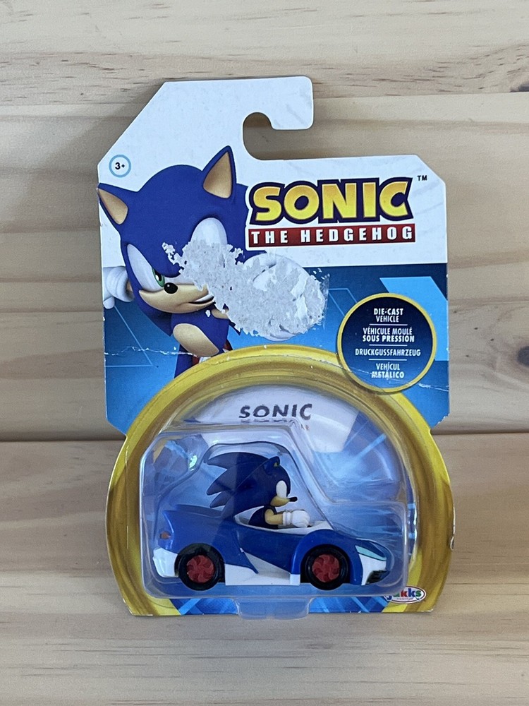 Sonic The Hedgehog Sonic Speed Star Die Cast Car Vehicle Damaged Packaging NEW