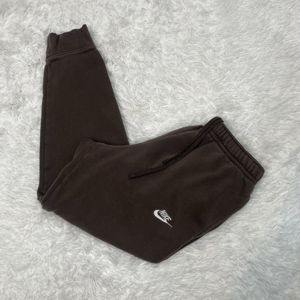 Nike Sportswear Club Fleece Joggers Men’s Size M Medium Brown Sweat Pants BV2671