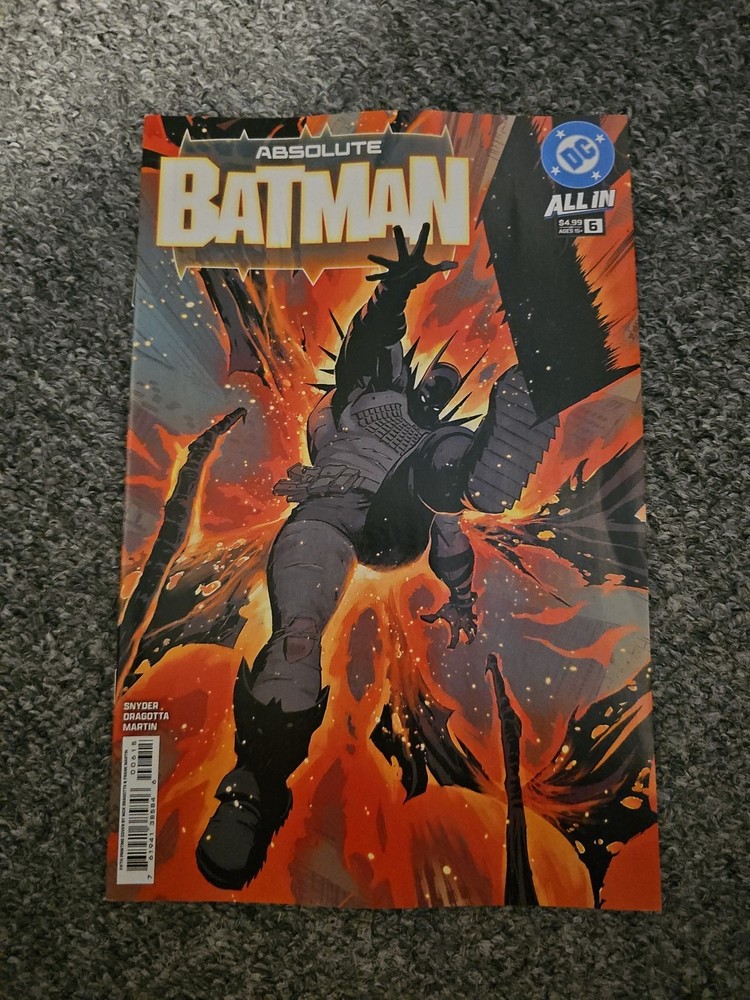 Absolute Batman #6 5Th Print Variant Cover By Nick Dragotta Nm Dc Comics 2026