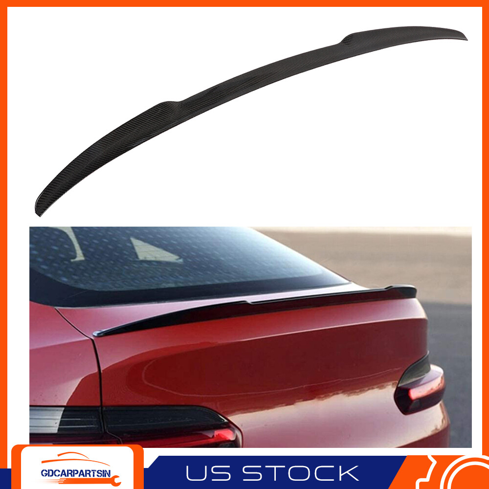 Spoiler Lid Wing Carbon Fiber Fits 2018-2021 BMW X4-series G02 Trunk
