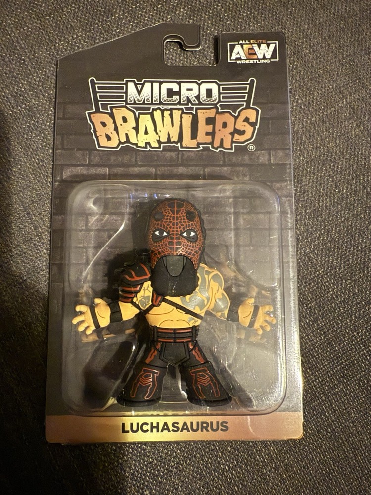 Luchasaurus Micro Brawlers All Elite Pro Wrestling Crate Exclusive Figure AEW