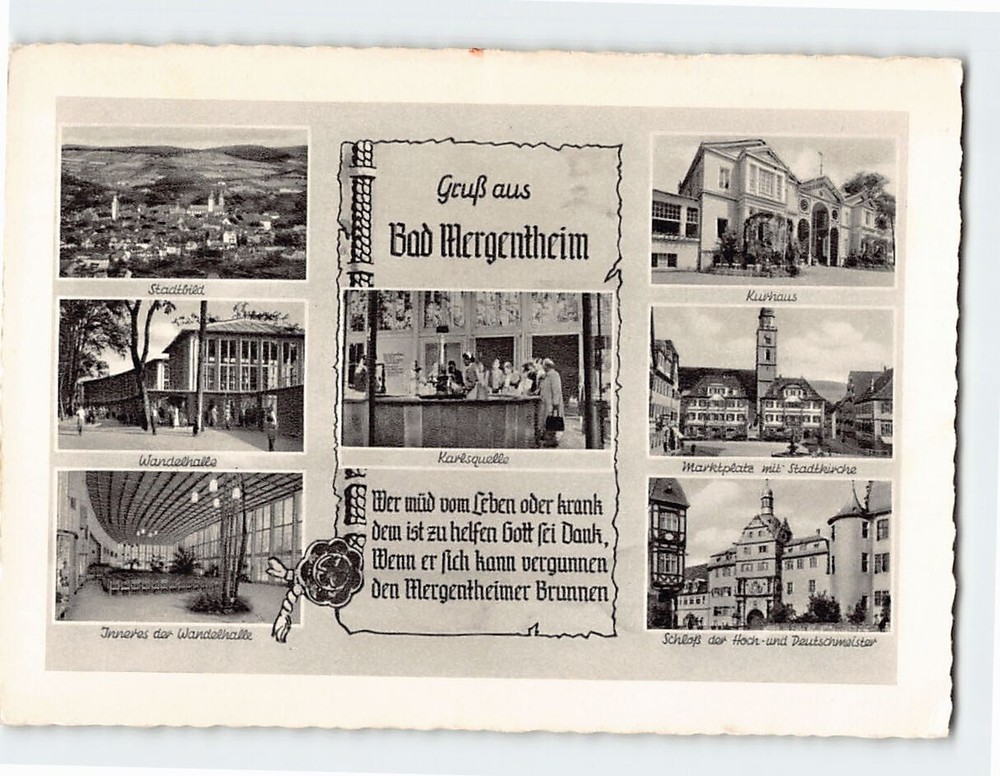 Postcard Places In Bad Mergentheim Germany