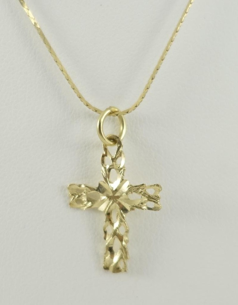 14K yellow gold ladies 18