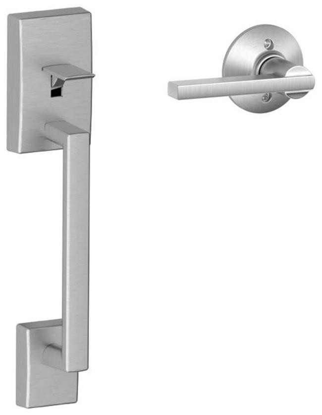 Schlage FE285-CEN-LAT Century Chrome Lower Handle Set
