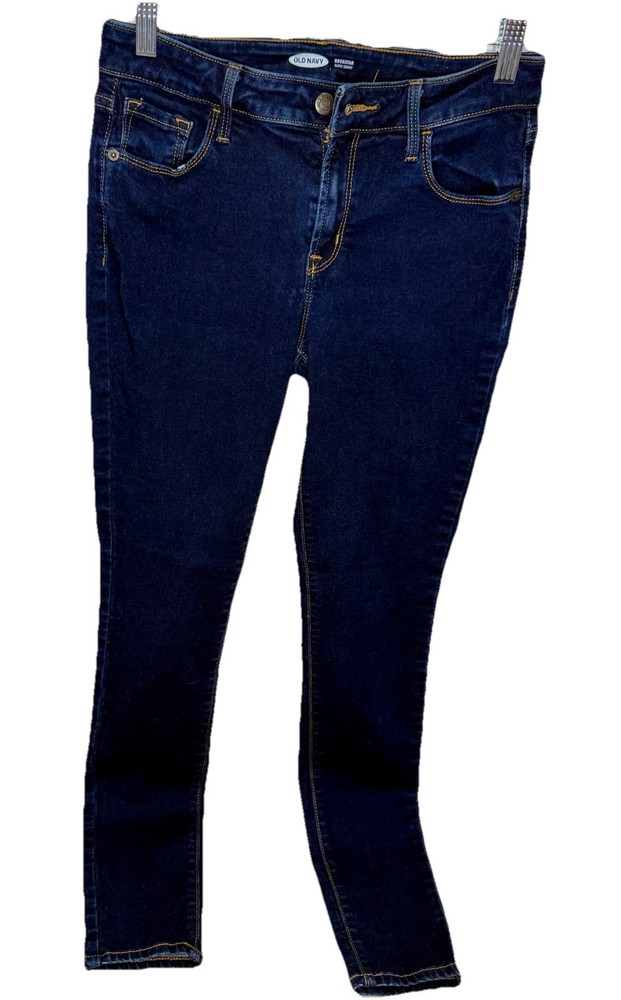 Old Navy Jeans Women’s 6 Rockstar Super Skinny Blue Denim Slim Stretch Pants
