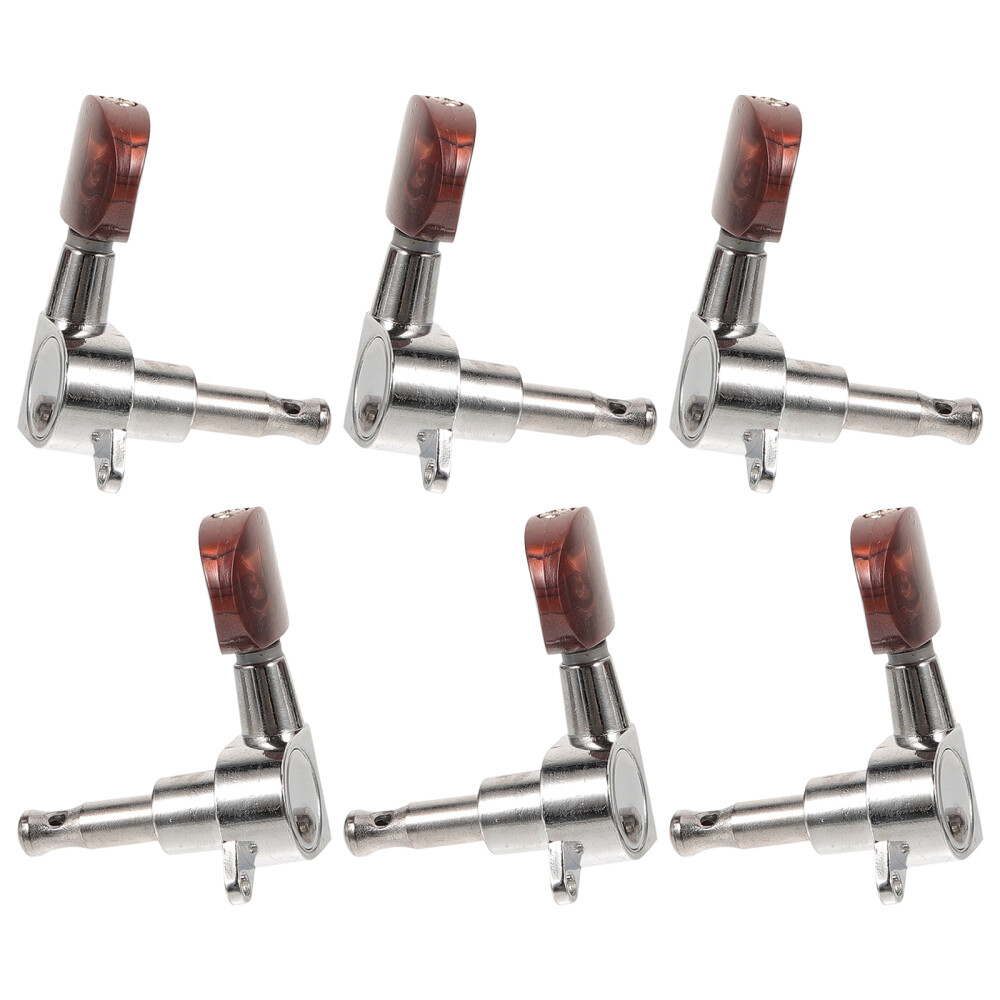 6 Set Electric Guitar Sealed Machine Heads Basic Replacement Tuners