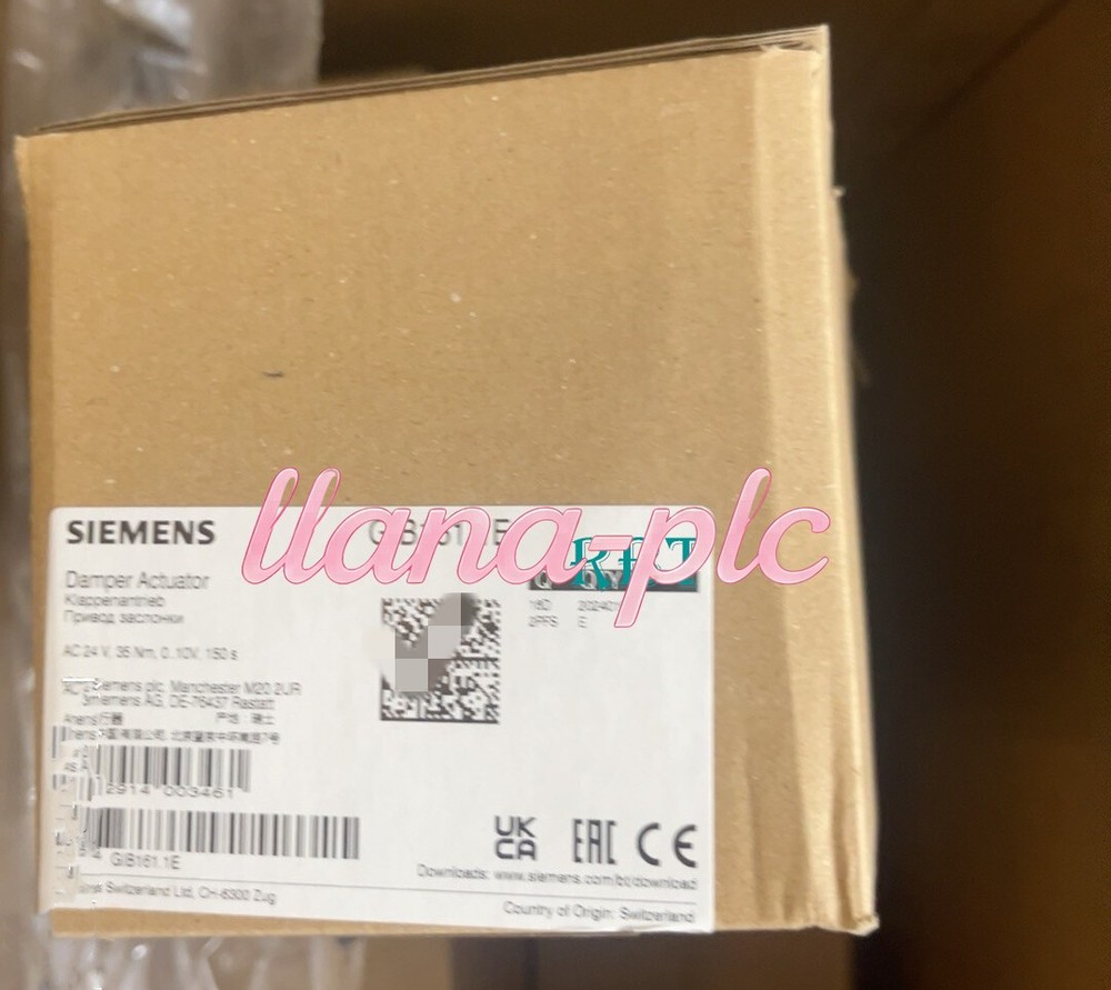 Siemens GIB161.1E Actuator brand new