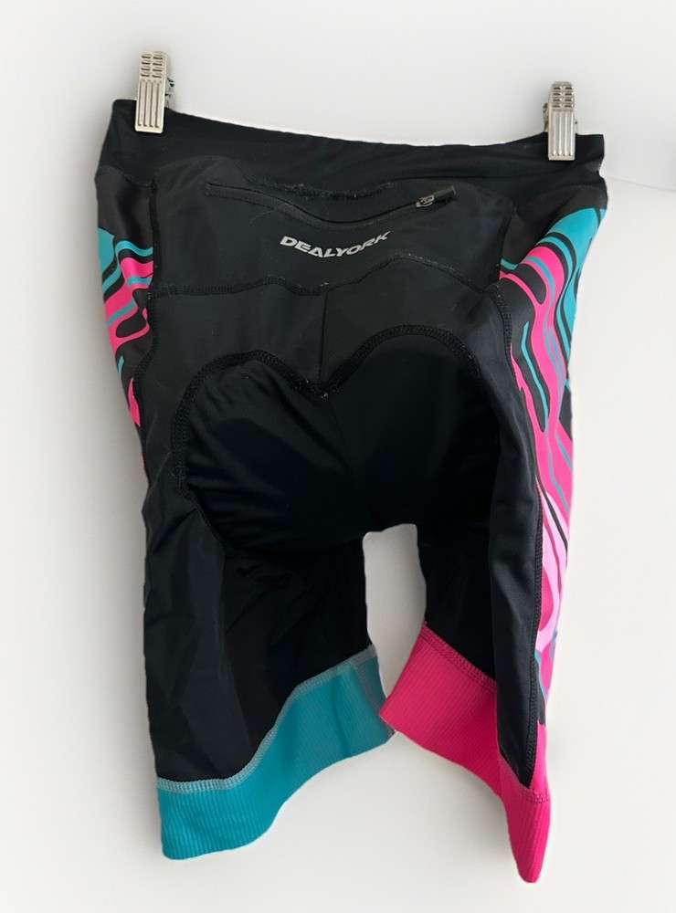 Dealyork Women’s Bike Shorts With Zipper Pocket Size M