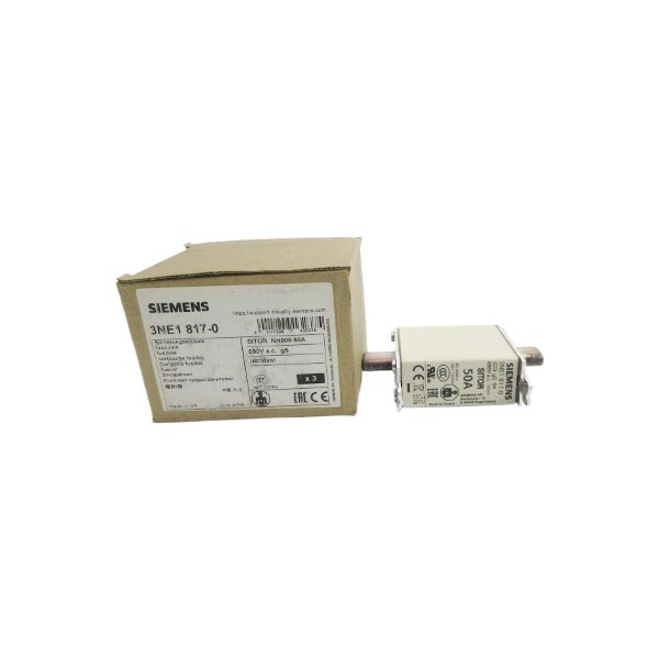 Siemens 3Ne1817-0 690Vac 50A (Pkg Of 3) Nsmp