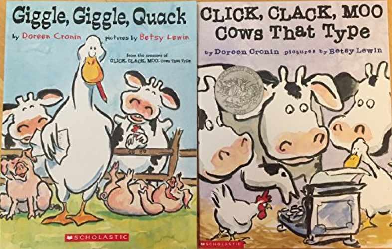 Click, Clack, Moo: Cows That Type - Paperback, by Doreen Cronin - Acceptable