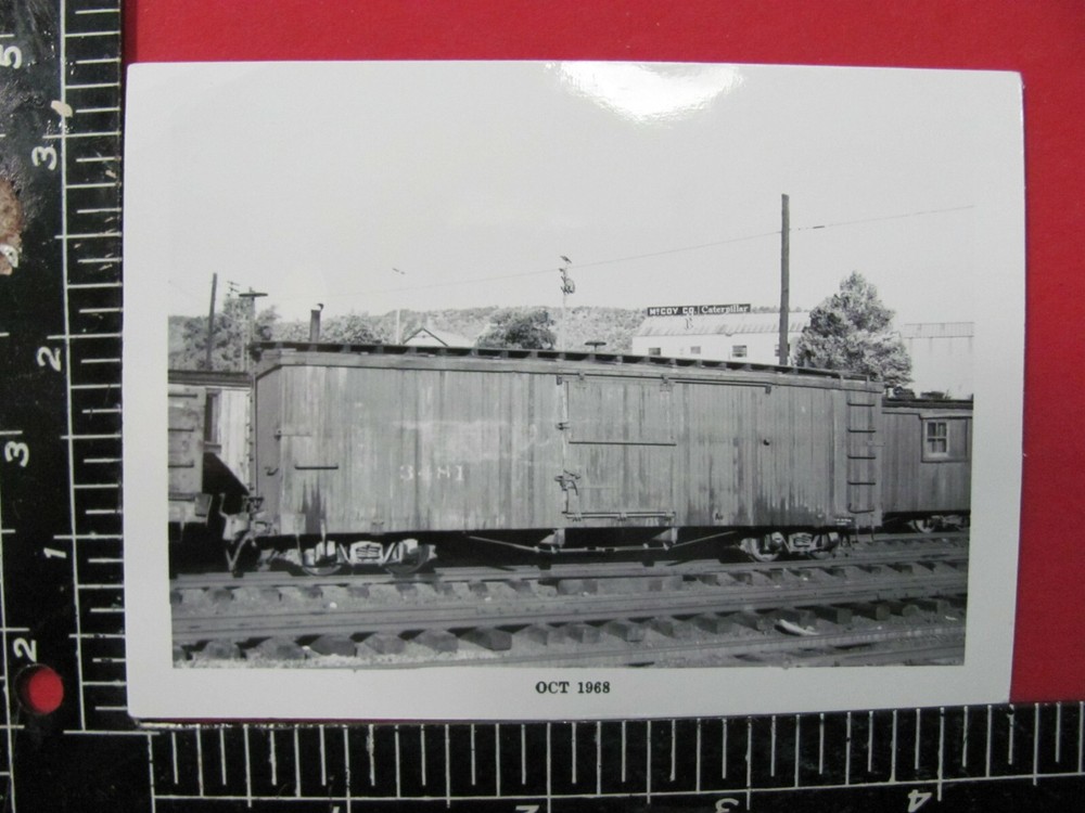 Denver & Rio Grande Western Railroad Refrigeration Car #3481 B&W Photo Colorado