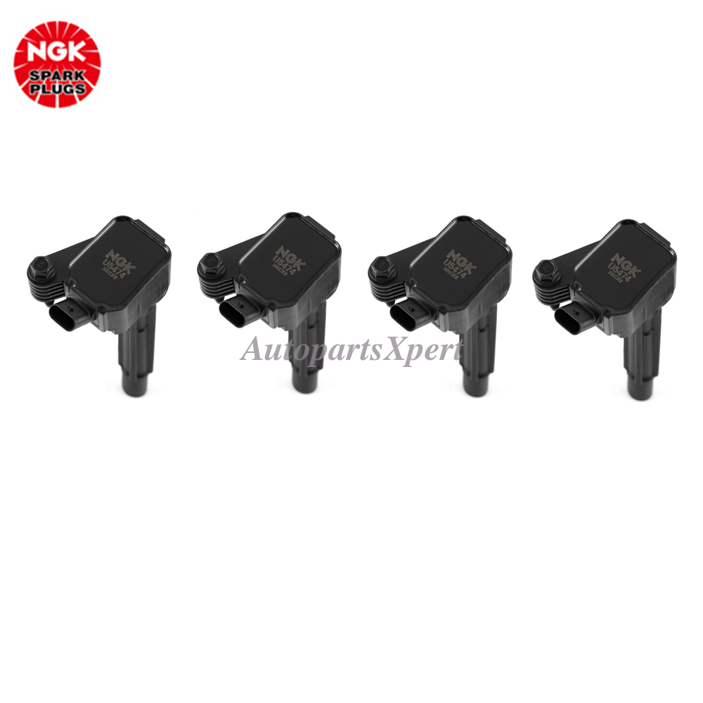 68211953AA For Alfa Romeo GIULIA STELVIO 2.0 2017-2018 4X OEM NGK Ignition Coil