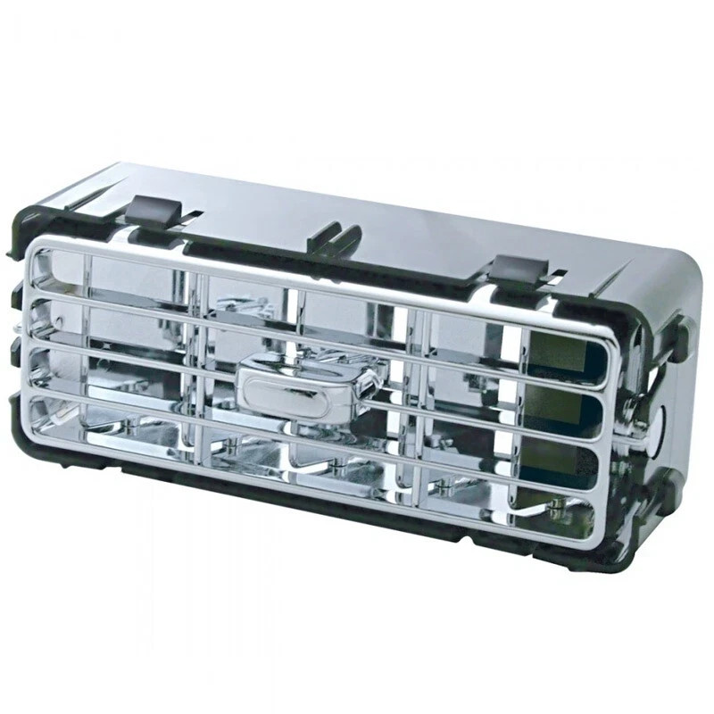 Kenworth 2006+ Chrome A/C Vent with Black Housing Fits KW W900 T800 T660 C500
