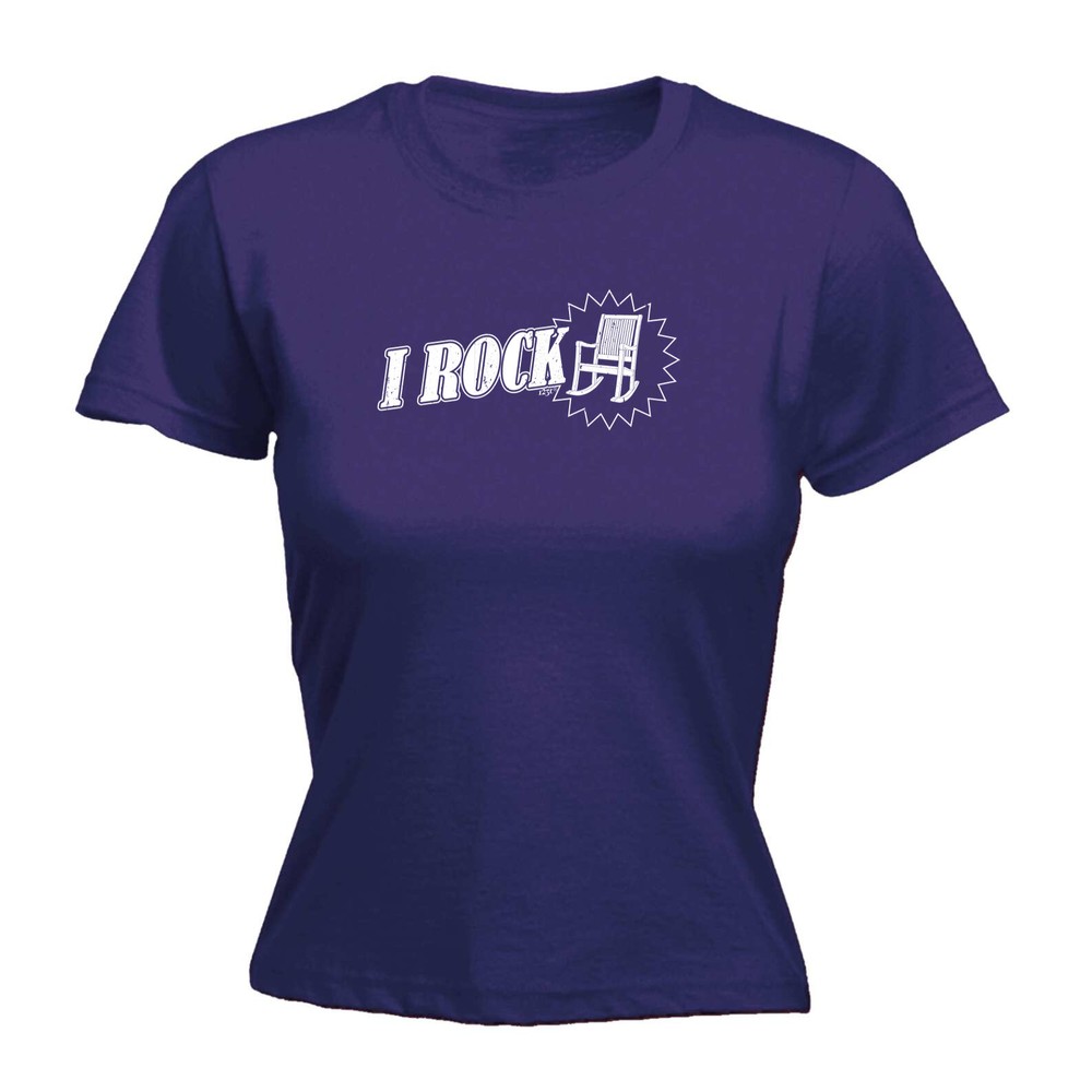 Rock Rocking Chair - Womens T Shirt Funny T-Shirt Novelty gift tshirt