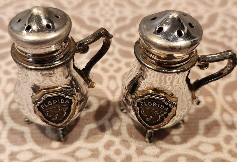 Vintage Florida Souvenir Japan Salt And Pepper Shakers