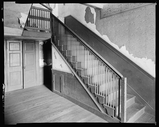 Charlottesville Albemarle County Virginia Fry Farm Staircase Interior 1935