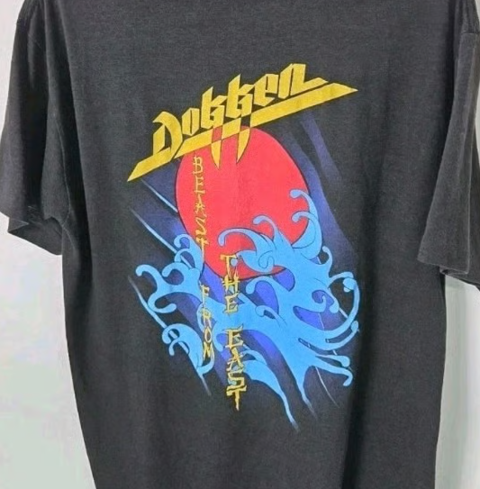 Vintage 1987 Dokken Band T Shirt Unisex All Size MA208 FREE SHIPPING