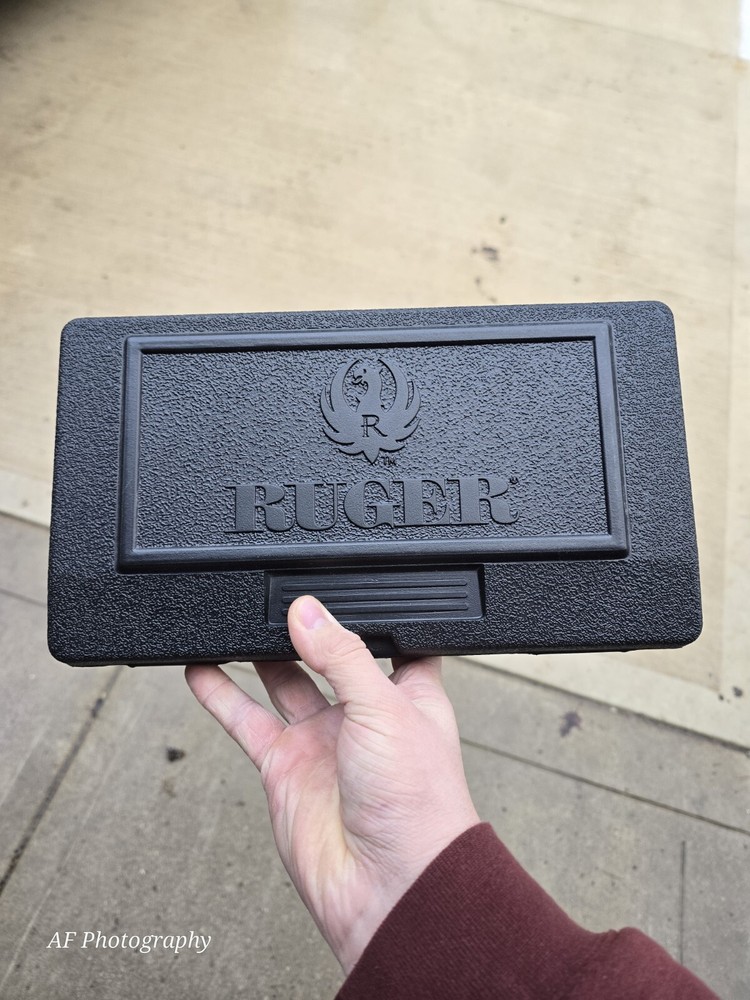 Ruger SR9 Factory Hard Case Box Weapon Storage with manual