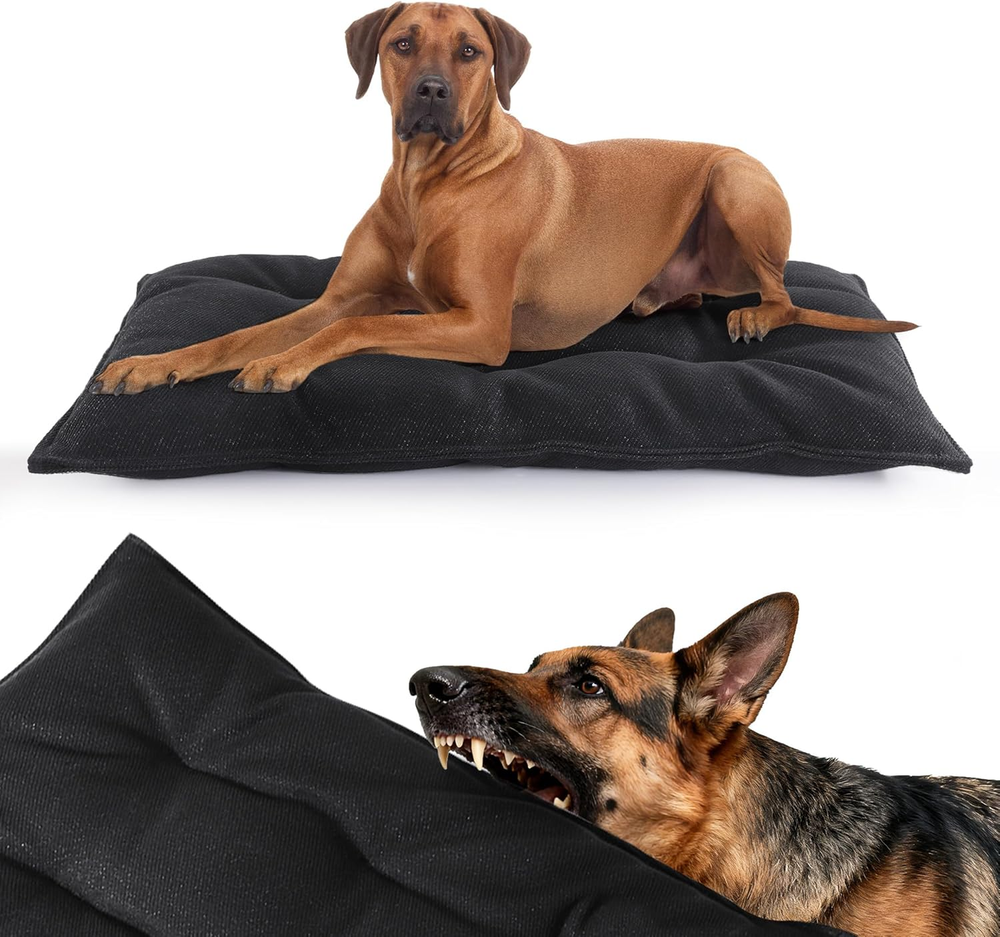 MABOZOO Chew Proof Indestructible Dog Beds for Aggressive Chewers,Durable Dog Cr