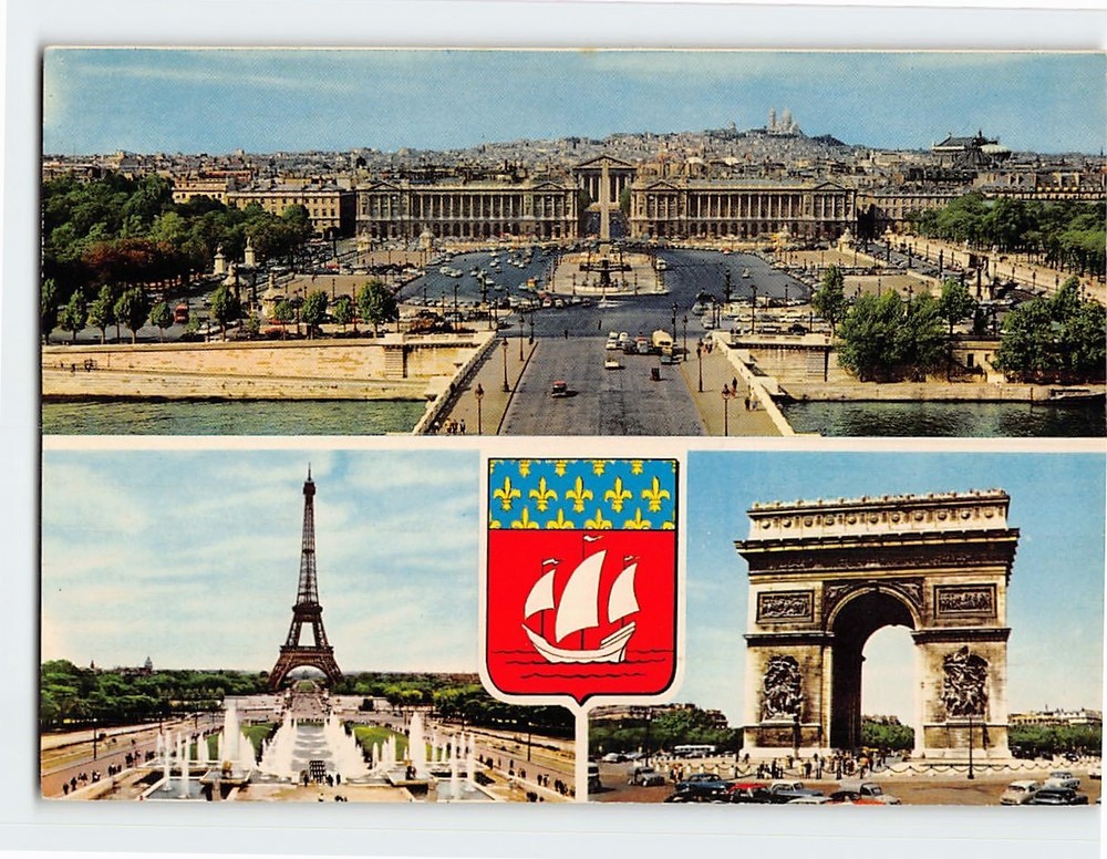 Postcard Paris France