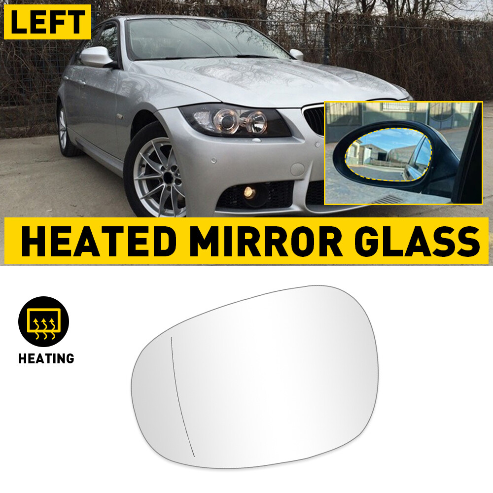 Heated Left Side Mirror Glass Replacement for BMW 335i 135i 128i