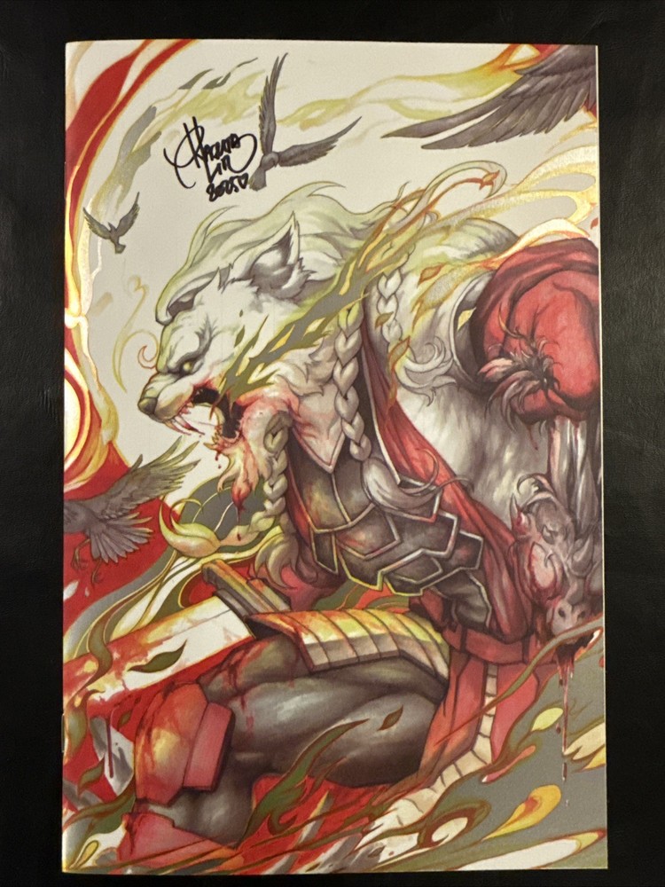 Battle Beast #3 - Rachta Lin SIGNED VIRGIN SPOT FOIL Ltd 1000 w/COA • NM/M