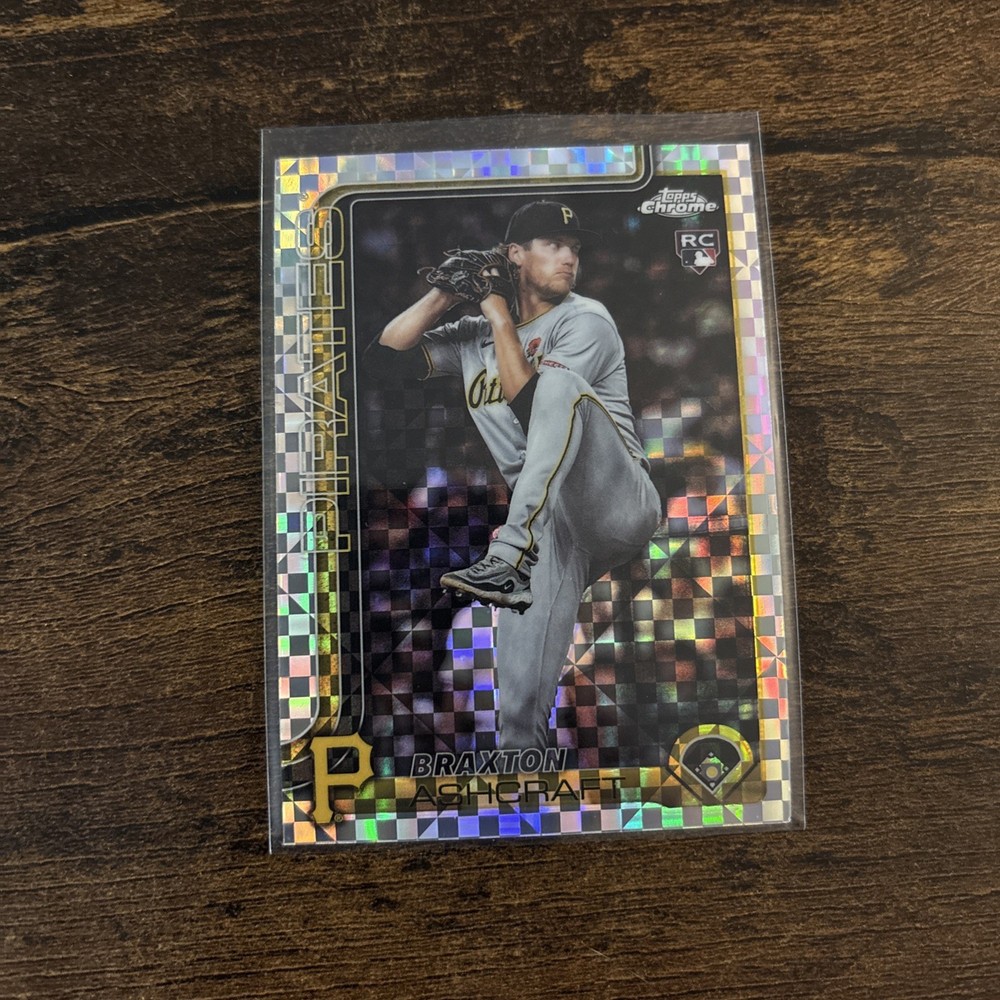 2025 Topps Chrome Update Series - Braxton Ashcraft #USC142 X-Fractor (RC)