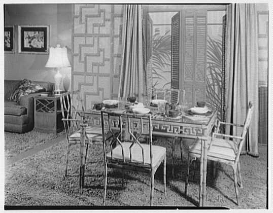 New York City NY 1950 Mayhew Shop Otto Molla chairs table Madison Ave