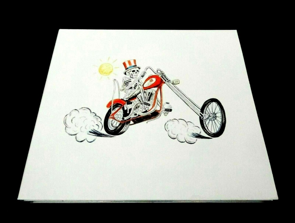 Grateful Dead Spring 1990 Wes Lang Motorcycle Art Nassau 3/30/90 New York 3 CD