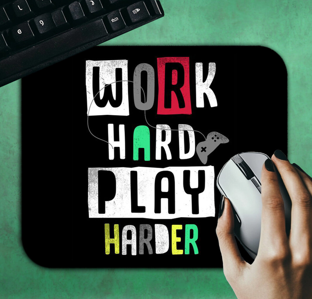Pro Gaming Mouse Pad with Controller Design for Work & Play  