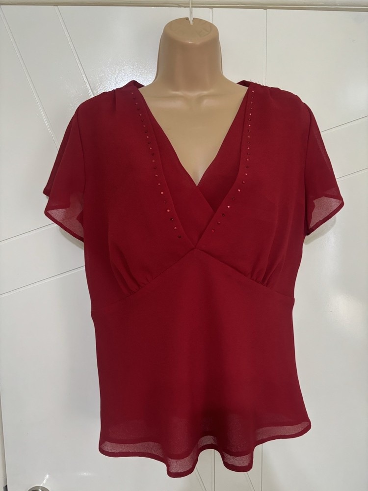 Roman Womens Stylish Bluppy Blouse UK Size 14