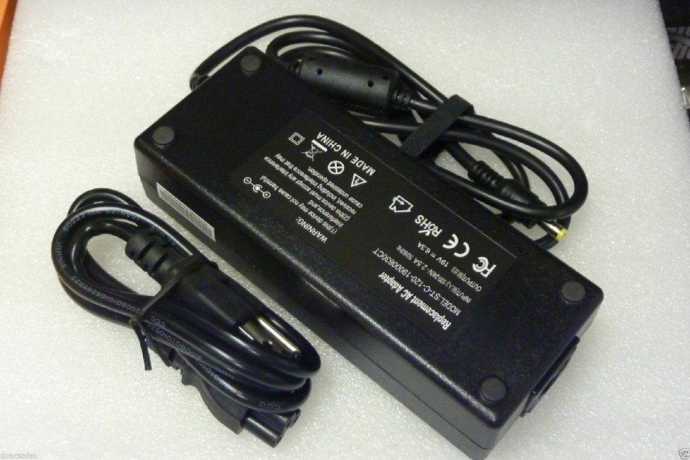120W AC Adapter Charger for Clevo M570RU & Sager NP5790 NP5791 NP5792 NP5793 Laptops