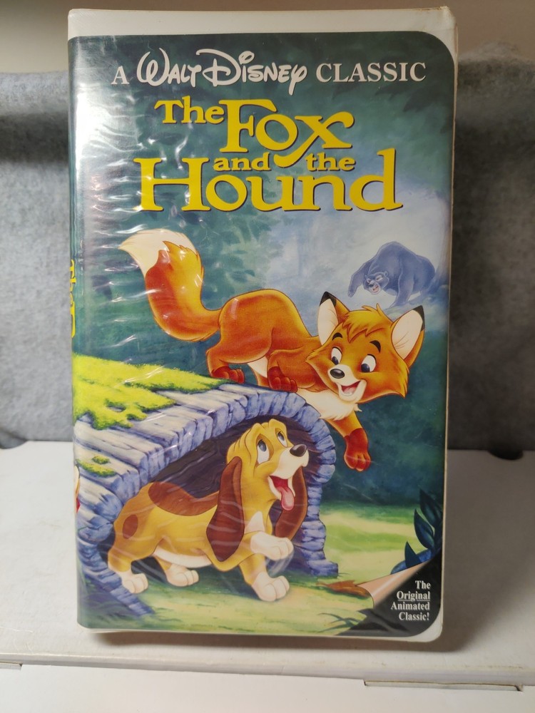RARE Black Diamond Edition The Fox and the Hound VHS Tape - Walt Disney Classics