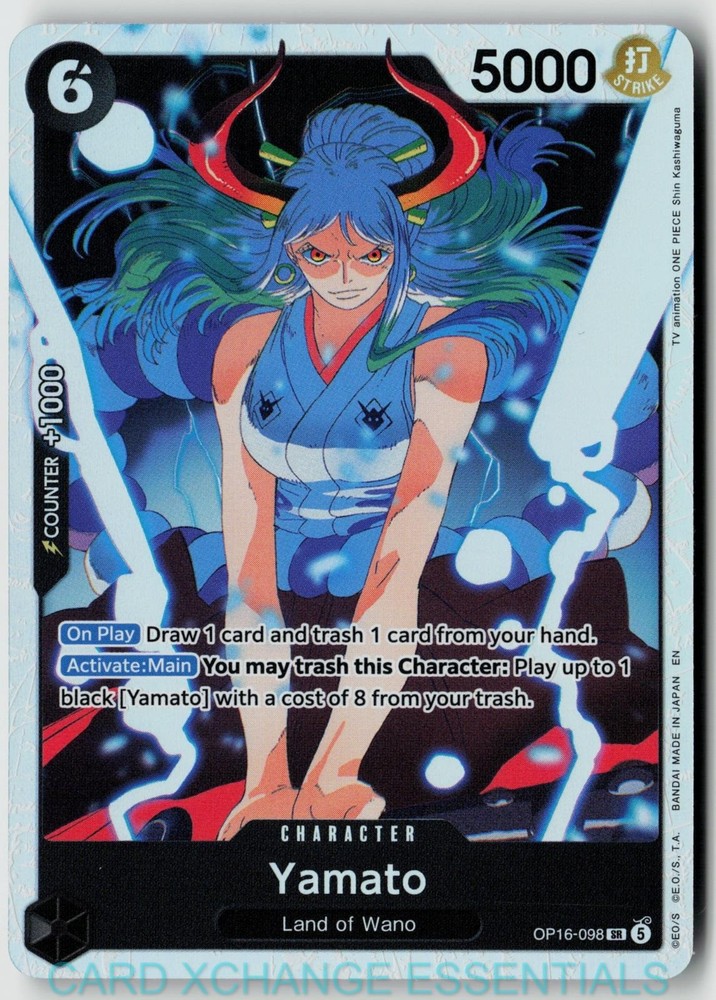 Yamato (098) OP16-098 Super Rare The Time of Battle One Piece Foil Near Mint