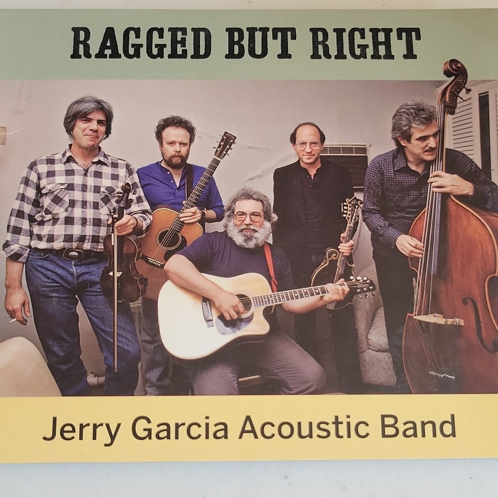 Jerry Garcia Acoustic Band Ragged But Right CD Album 2010 Folk Live