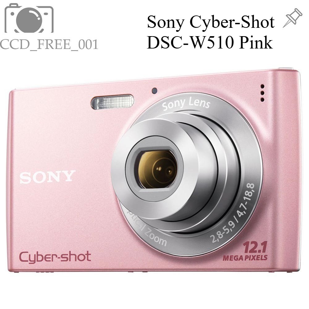 Sony Cyber-Shot DSC-W510 Digital Camera 12.1MP 4x Optical Zoom Pink Auto Focus