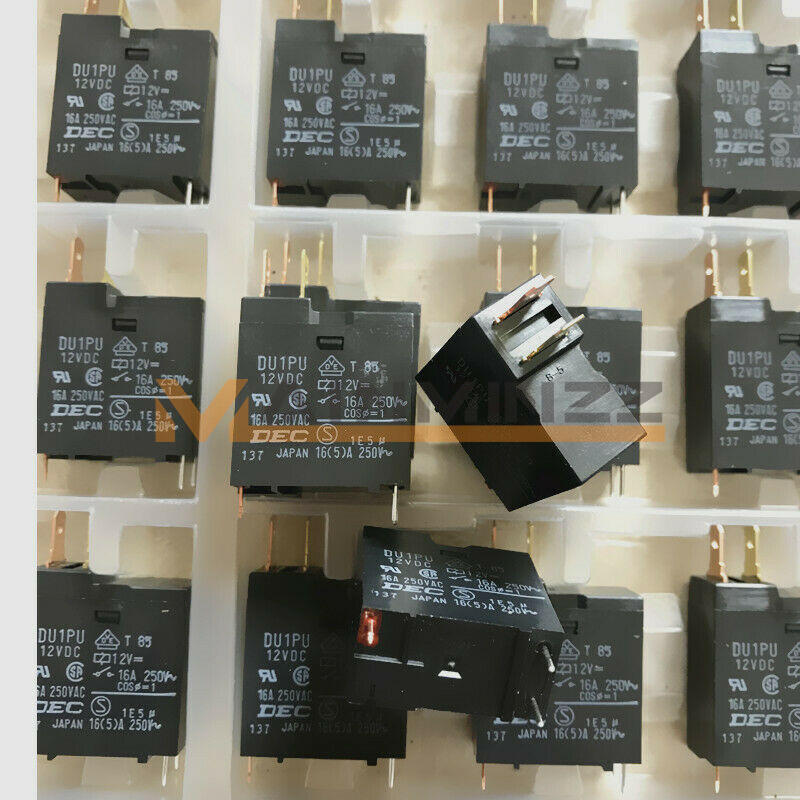 1PC New DEC DU1PU 12VDC Power Relay 3Pin 16A 250VAC