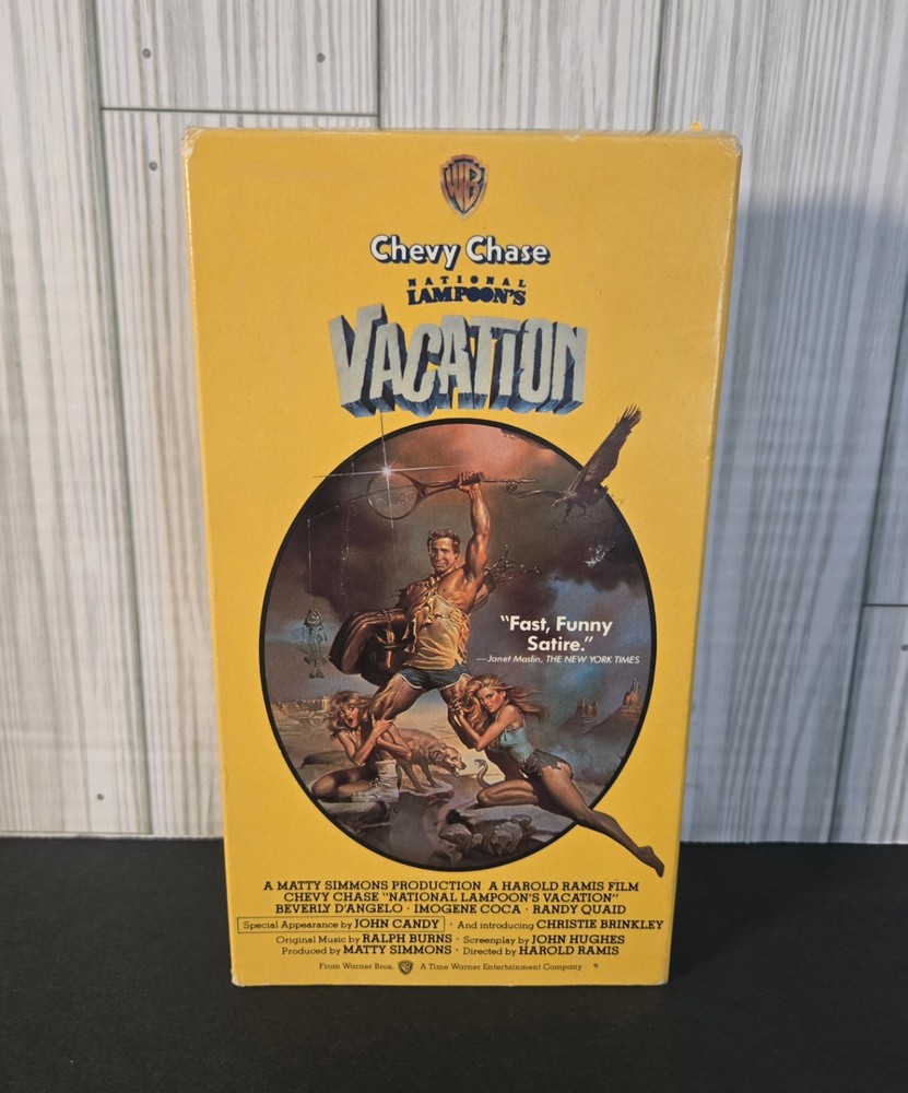 National Lampoon's Vacation 1983 VHS Tape Warner Bros. Tested Chevy Chase Comedy