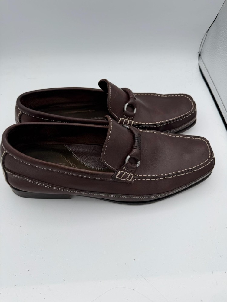 Rockport Shoes Mens Size 9.5 Brown Leather Bit Loafers Dress Slip On Comfort
