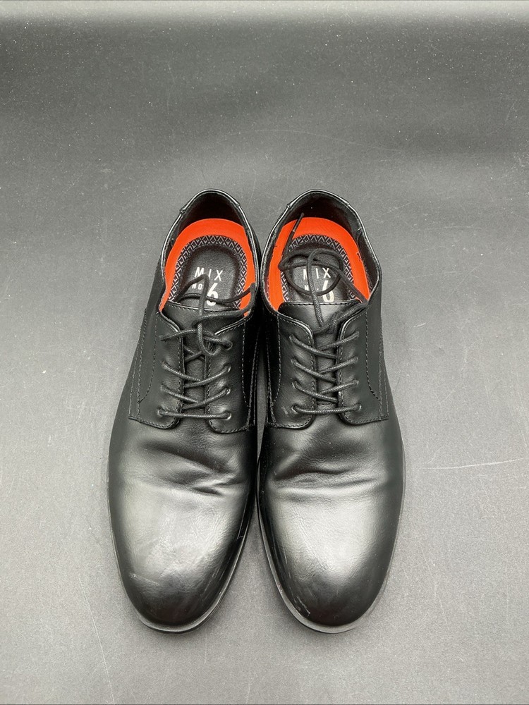 Mix No. 6 Caiden Men's Black Lace-Up Oxford Shoes Size 8.5