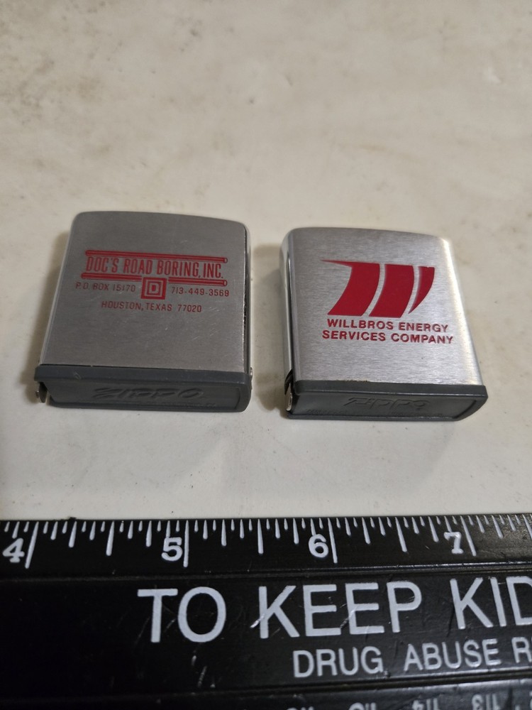 Two Zippo Advertising 6' Tape Measure