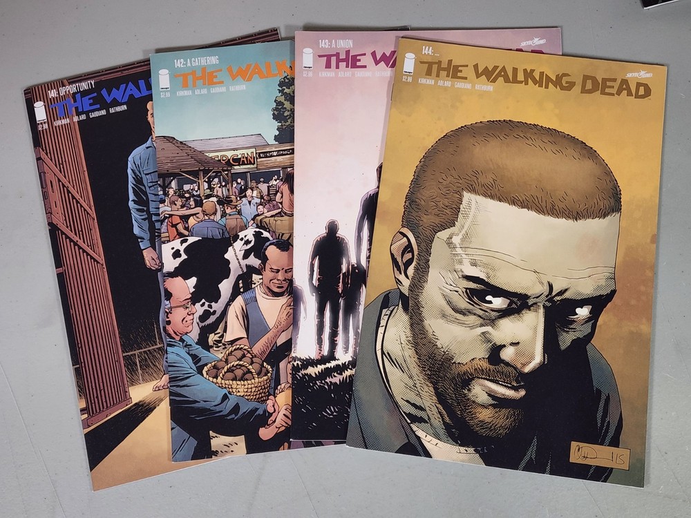 The Walking Dead #141 142 143 144 NM Kirkman Image 2015 lot of 4